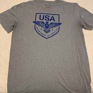 Under Armour Short Sleeve Heatgear Tee, Size Large